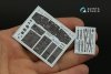 Quinta Studio QD35124 CH-47D 3D-Printed coloured Interior on decal paper (Trumpeter) 1/35